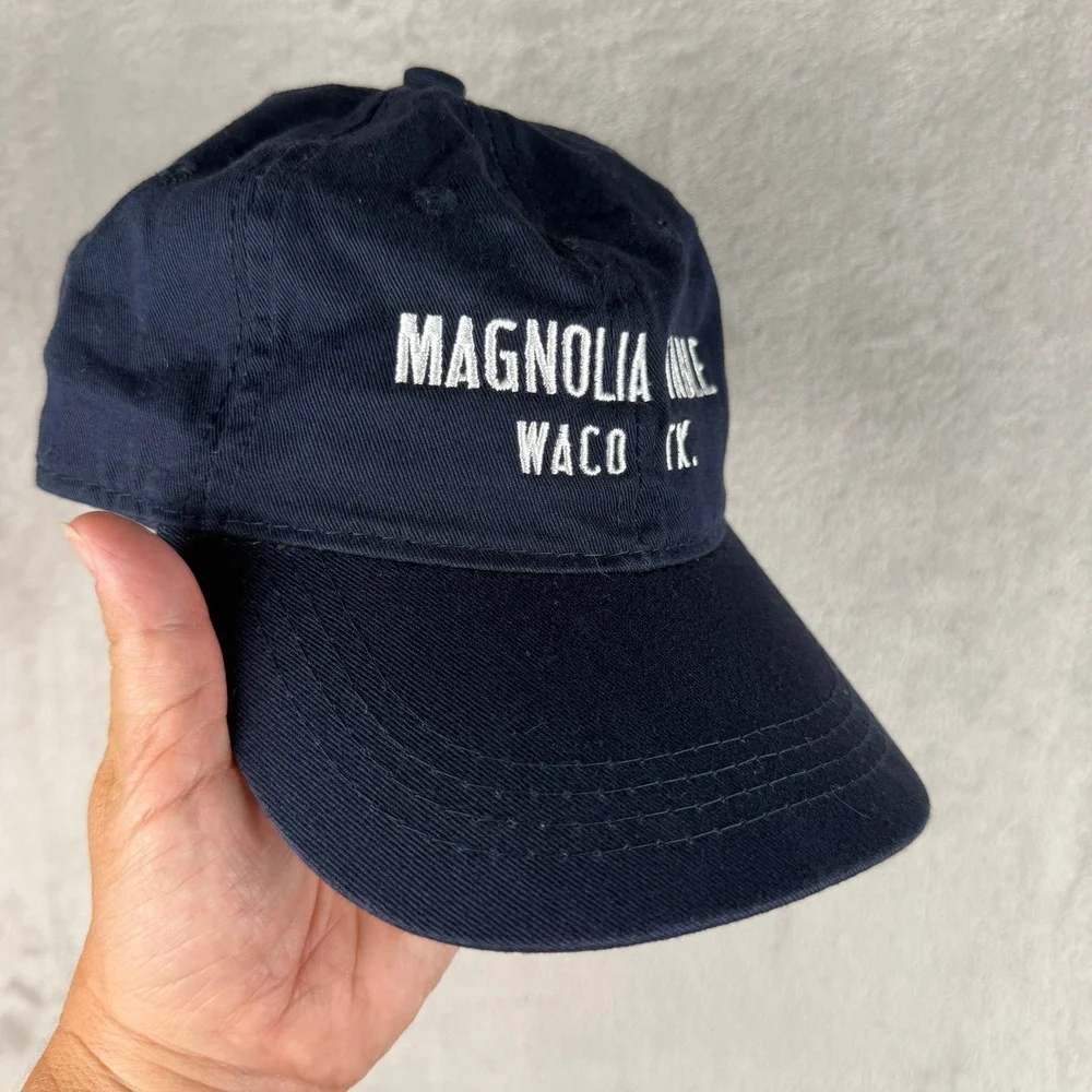 Magnolia Table‎ Waco TX Navy Blue Embroidered Baseball Cap Dad Hat EST 2018